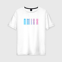 Женская футболка оверсайз Nmixx kpop группа