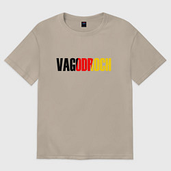 Футболка оверсайз женская VAGODROCH, цвет: миндальный