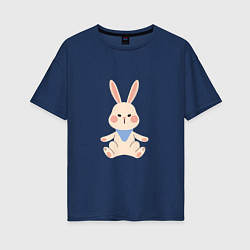 Женская футболка оверсайз Good bunny