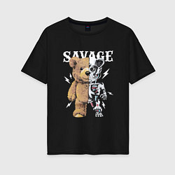 Женская футболка оверсайз Savage Bear