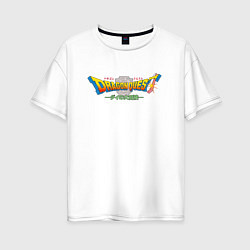Женская футболка оверсайз Dragon Quest art