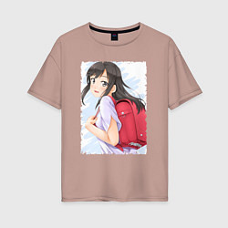 Женская футболка оверсайз Хотару Ичиджо - Деревенская глубинка