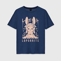 Женская футболка оверсайз Loporrits Moon Tribe