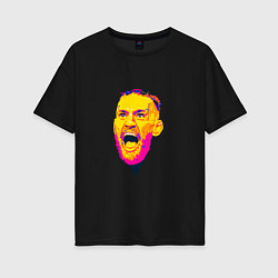 Женская футболка оверсайз Conor scream
