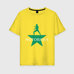 Женская футболка оверсайз Notorious Star