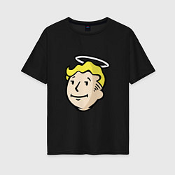 Футболка оверсайз женская Holly vault boy, цвет: черный