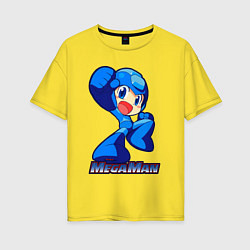 Женская футболка оверсайз Megaman