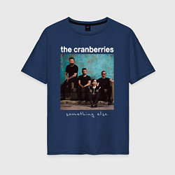 Футболка оверсайз женская The Cranberries rock, цвет: тёмно-синий
