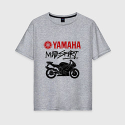 Женская футболка оверсайз Yamaha - motorsport