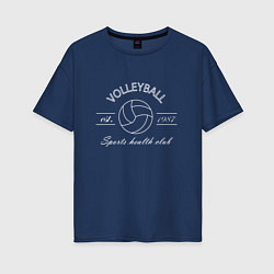 Женская футболка оверсайз Клуб любителей волейбола