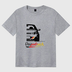 Футболка оверсайз женская Half vagodroch, цвет: меланж