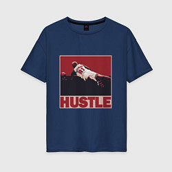 Женская футболка оверсайз Rodman hustle