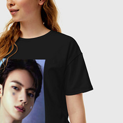 Футболка оверсайз женская Handsome Jin, цвет: черный — фото 2