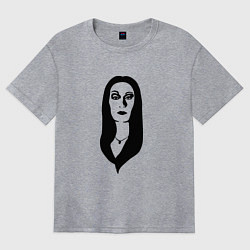 Женская футболка оверсайз Morticia Addams