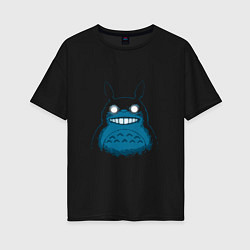 Женская футболка оверсайз Totoro Darko