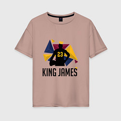 Женская футболка оверсайз King James 23