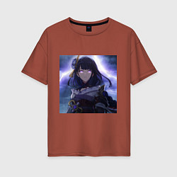 Женская футболка оверсайз Raiden love