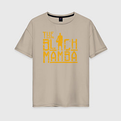 Женская футболка оверсайз The black mamba