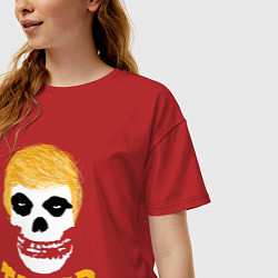 Футболка оверсайз женская Misfits Trump, цвет: красный — фото 2