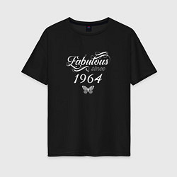 Женская футболка оверсайз Fabulous since 1964