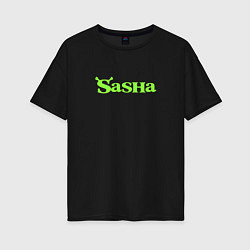 Женская футболка оверсайз Саша в стиле Шрека