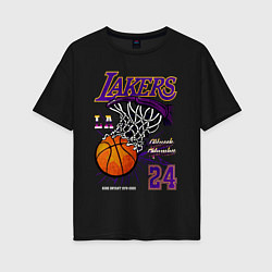 Женская футболка оверсайз LA Lakers Kobe