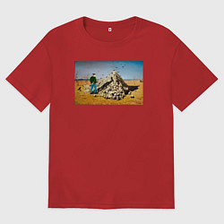 Футболка оверсайз женская Апофеоз ANIMAX, цвет: красный