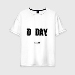 Женская футболка оверсайз D DAY Agust D
