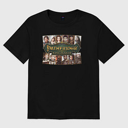 Футболка оверсайз женская Pathfinder Kingmaker, цвет: черный