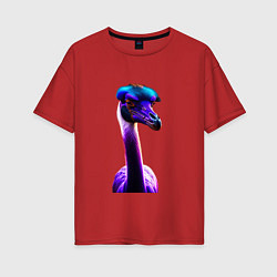 Женская футболка оверсайз Ostrich