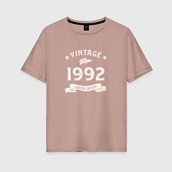 Женская футболка оверсайз Винтаж 1992 ограниченный выпуск