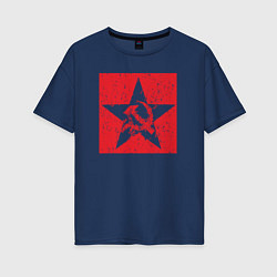 Женская футболка оверсайз Star USSR
