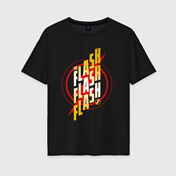 Женская футболка оверсайз Flash x3