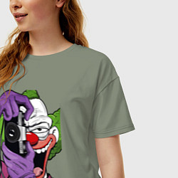 Футболка оверсайз женская Krusty photographer, цвет: авокадо — фото 2