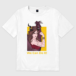 Женская футболка оверсайз Pathfinder we can do it
