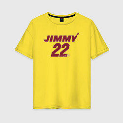 Футболка оверсайз женская Jimmy 22, цвет: желтый