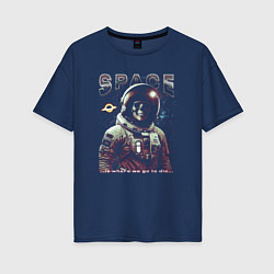 Женская футболка оверсайз Death in Space