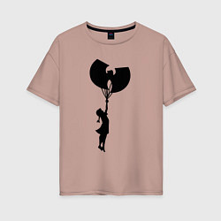 Женская футболка оверсайз Wu Tang girl