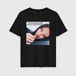 Женская футболка оверсайз Blackpink Jennie