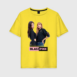 Женская футболка оверсайз Blackpink kpop