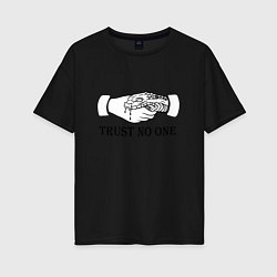Женская футболка оверсайз Trust nobody