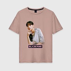 Женская футболка оверсайз Lisa Blackpink kpop music