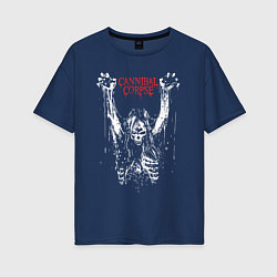 Женская футболка оверсайз Cannibal Corpse арт