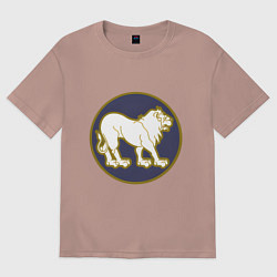 Футболка оверсайз женская Массилия Total War: Rome II, цвет: пыльно-розовый