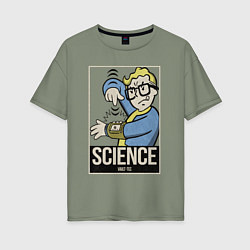 Женская футболка оверсайз Vault science