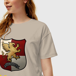 Футболка оверсайз женская Империя Warhammer: Total War, цвет: миндальный — фото 2
