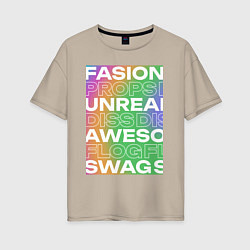 Женская футболка оверсайз Fasion-Style