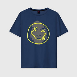 Женская футболка оверсайз Nirvana smiling