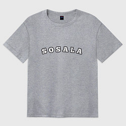 Женская футболка оверсайз Sosala