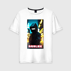 Женская футболка оверсайз Roblox cyberpunk